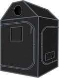 Grow Tent Roof 48"x48"x72" High Reflective Grow Tent Indoor Grow Room for Planting Fruit Flower Veg with Removable Water-Proof Floor Tray by Zazzy