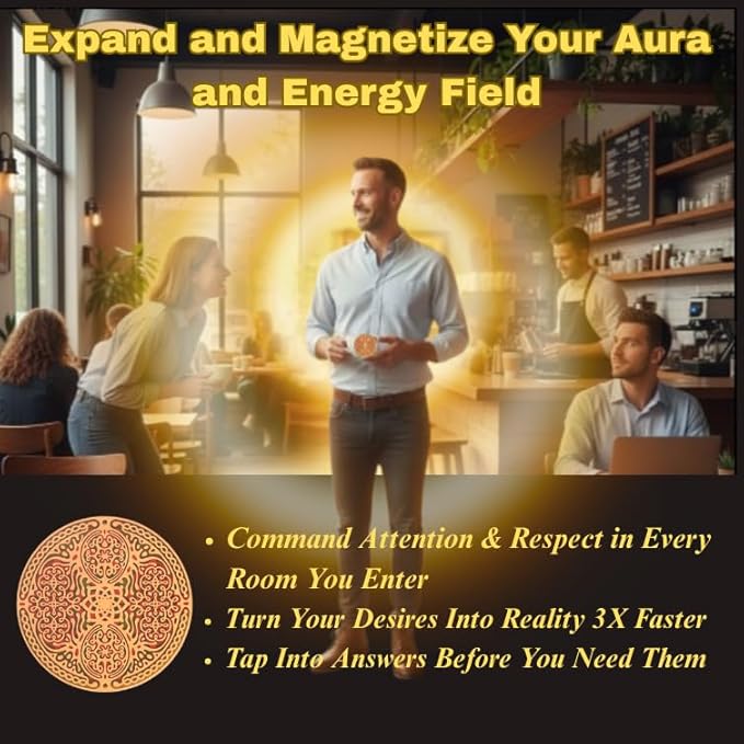 Soul Activator - Consciousness Tracking Starter Tool with Free App - Pocket Energy Device for Daily Balance & Emotional Wellness - Sacred Geometry Copper Antenna 2.25" - Image 4