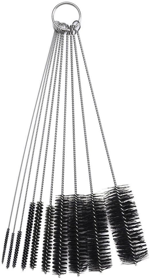 LOVEINUSA Straw Cleaner Brush, 10 Pieces 8.2 Inch Bottle Brush, Nylon Tube Brushes Kit for Reusable Drinking Straws, Sippy Cup, Tumbler, Water Bottle - Image 7