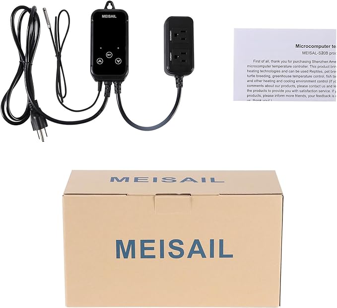 Humidity Controller S20B Humidistat for Humidification and Dehumidification - 100-240VAC Input, 10A Load Capacity, Control Humidity 10%-95% Rh - Dual Stage Control Humidifier Dehumidifier. - Image 6