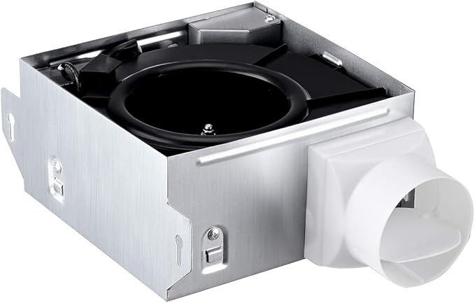 Tech Drive Bathroom fan 50 CFM, 1.0Sone DC Motor with No Attic access Needed Installation,Very Quiet Ventilation and Exhaust Fan, Ceiling Mounted Fan, White - Image 6