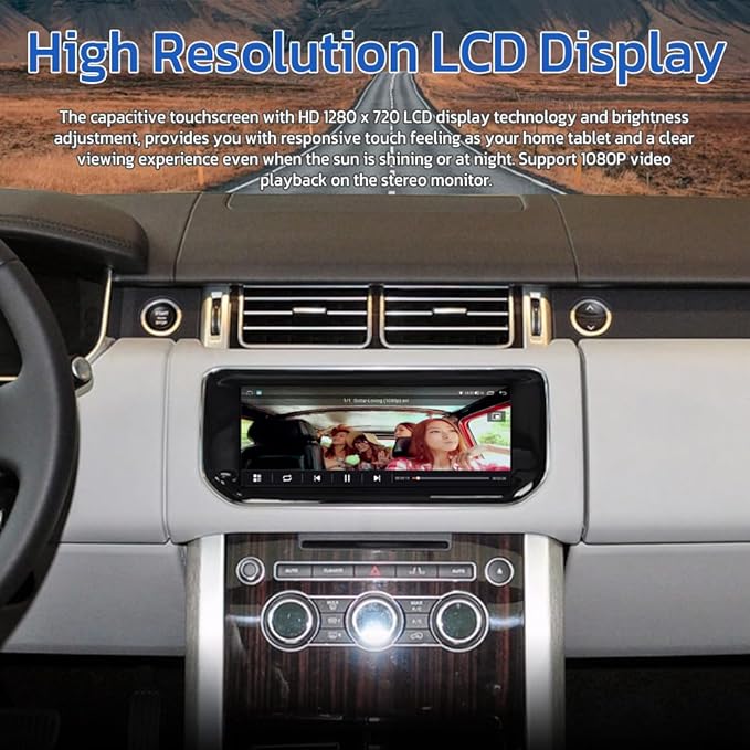 Android Car Radio For 2013 2014 2015 2016 2017 Range Rover Sport L494 Vogue L405 Full Touch Screen Stereo Upgrade GPS Navigation Wireless Apple Carplay Android Auto Head Unit (for Bosch system) - Image 6