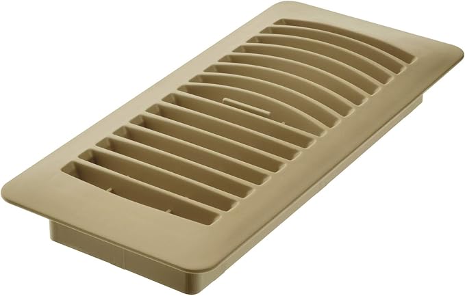 Imperial Manufacturing RG1326 4-Inch by 10-Inch Plastic Register, Taupe by Imperial