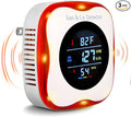 Combustible Gas & Carbon Monoxide Detector 4-in-1 Alarm with Temp/Humidity Sensor – Plug-in CO/Gas Leak Detector for Home, RV, Apartment Safety (Explosive Gas & CO Detection) (CO&Gas, 1-Pack) by Vzmcov