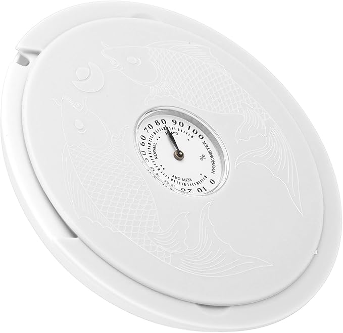 Guitar Humidifier Anti Drying, Acoustic Guitar Sound Hole Humidifier with Hygrometer, Precise Humidity Measurement Tool for Wood Protection, Portable Guitar Care Accessory (White) - Image 3