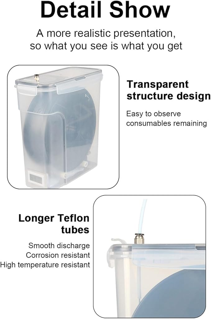 Printer Filament Dry Storage Box Continuous Sealing Holder Case for Printing Accessories Printing Dryer - Image 6
