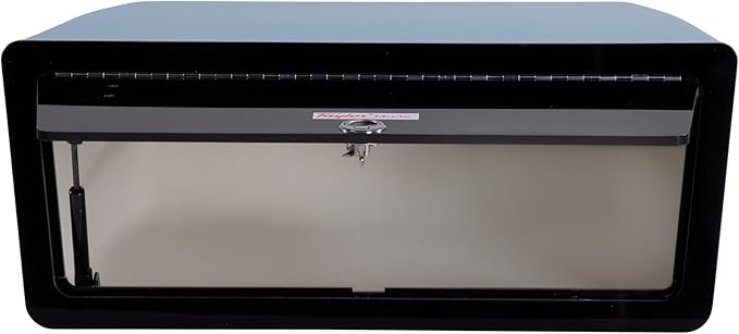 Taylor Made Electronics Box (27" W x 26" D x 10" T) for T-Top Boats, Watertight Plexiglass Door Panel, Stainless-Steel Lock, Corrosion-Resistant Hardware, Protects Valuables - Image 2