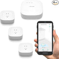 YoLink Smart Home Starter Kit: SpeakerHub & Water Leak Sensor 4 with 105dB Audio Alarm 3-Pack, SMS/Text, Email & Push Notifications, Freeze Warning, LoRa Up to 1/4 Mile Open-Air Range, w/Alexa, IFTTT by YoLink