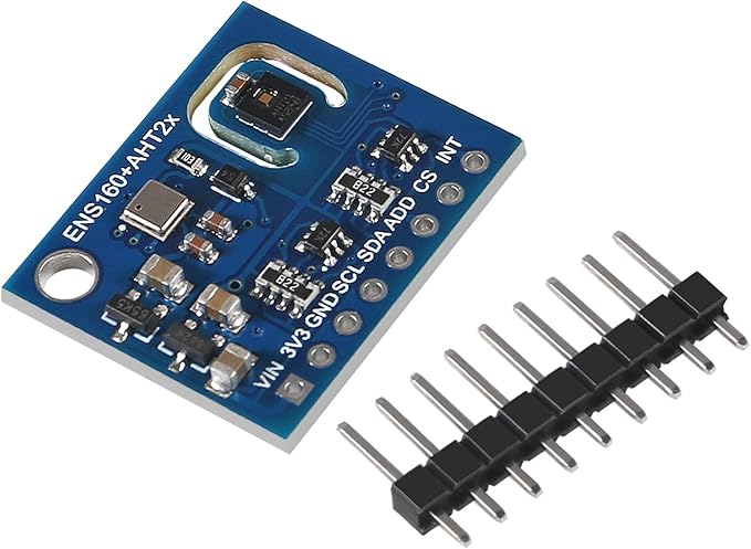 2PCS ENS160+AHT21 Carbon Dioxide CO2 eCO2 TVOC Air Quality and Temperature and Humidity Sensor Replace CCS811 for Arduino - Image 4