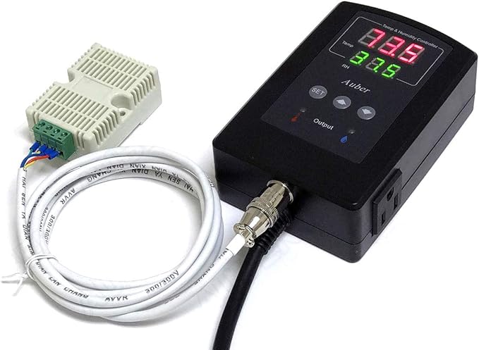 Wireless (WiFi) Temperature & Humidity Controller by AUBER