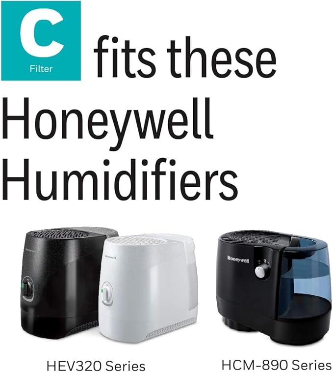 Honeywell C Replacement Filter, White- Pack of 2 - Image 3