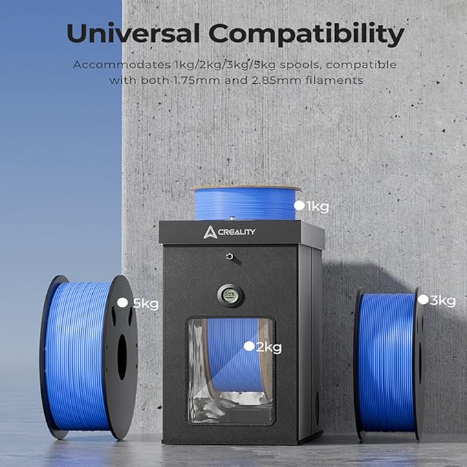 Creality Multi-Kilo Filament Dryer，Fireproof and Moisture-Proof Detachable Heating Module Maximum Temperature 70℃, Compatible with 1kg/2kg/3kg/5kg Filaments - Image 6