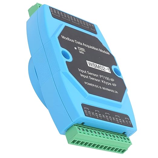 Temperature Data Acquisition Module 4PT100 4KType WSM02 1 Industrial Grade High Precision Voltage Signal Converter for Equipment Monitoring Environmental Monitoring - Image 8