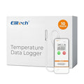 Elitech USB Digital Data Logger Temperature Humidity External Probe Reusable Recorder with Shadow Data 32000 Points, Auto PDF/CSV Report, for Windows/MacOS, Refrigerator Thermometer LogEt5THE-10Pack by Elitech