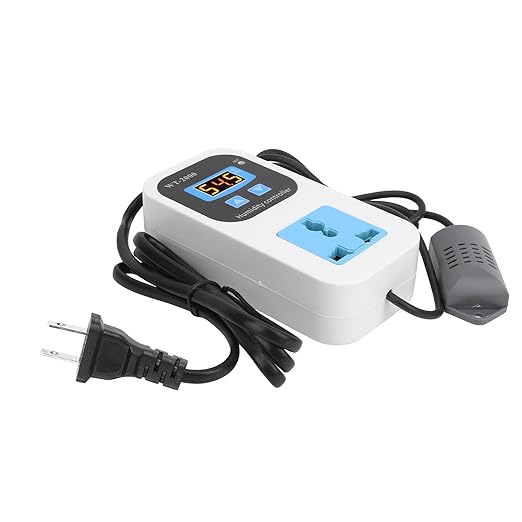 Digital Humidity Controller Air Humidity Detector 110V-220V with LCD Display Humidity Controlling Switch Socket for Humidifiers Dehumidifiers 0%-99% RH Control Range - Image 7