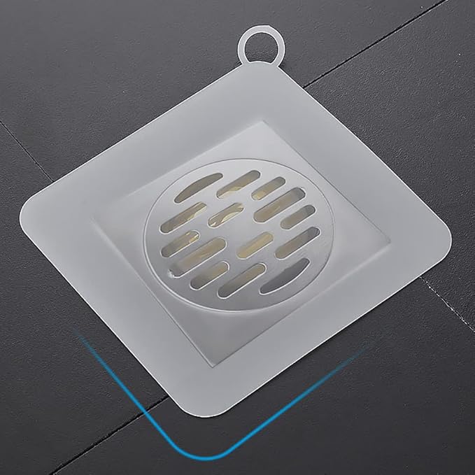Silicone Tub Stopper Floor Drain Cover, 2 Pieces Sewer Anti-Odor Mat Deodorizing Drain Plugs for Kitchen, Bathroom and Laundry(5x5 inch) - Image 7