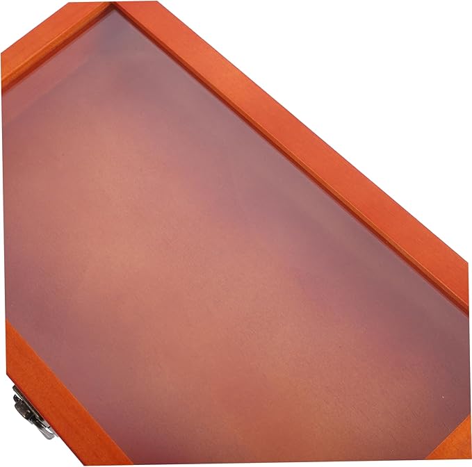 DOITOOL Vintage Style Rectangular Wooden Box Pin Display Case for Figures Safe Storage Solution - Image 3