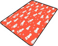 Rug, Red Bear Pattern Printing Washable Area Rugs Fade Resistant, Flame Resistant, Quick Dry, Stain Resistant, Waterproof Floor Carpet for Living Room Bedroom, 78 x 96 Inch by Snarena