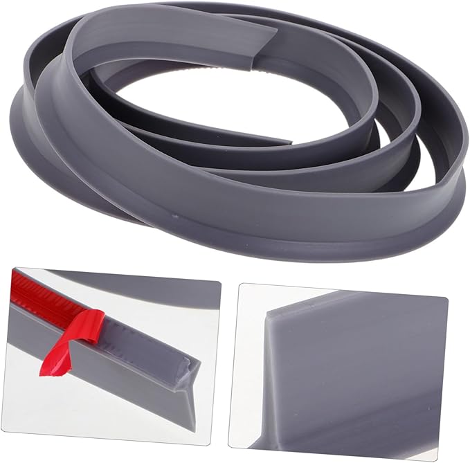 Amosfun Water Retaining Strip for Shower and Bathtub Self-Adhesive Splash Guard for Wet and Dry Separation Strong Adhesion Easy Installation Height Water Containment - Image 9