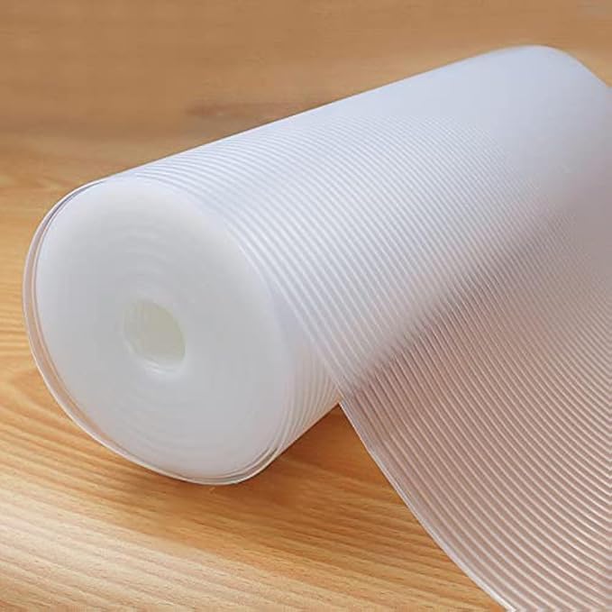 Shelf Liner, Non-Slip Cabinet Liner, Washable Oil-Proof for Kitchen Cabinet, Shelves, Refrigerator, Storage, Desks, 24 Inches x 10 FT, Non Adhesive Drawers Liner (24 Inches x 10 FT, Thickened)… by Glomen