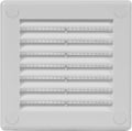4" x 4" (Outer Size) Square Air Vent Cover – White Plastic Vent Deflector - Screen Mesh, Surface Mount Wall Ceiling – Cold Air Return Soffit Air Vent Cover - Register Indoor Outdoor by Unknown