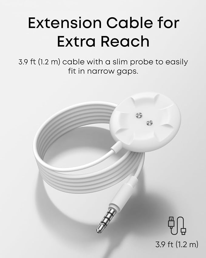 eufy Water Leak and Freeze Sensor E20, Dual Detection, Extended Reach with Cable, Built-in Alert with 75 dB Alarm, Long-Lasting 5-Year Battery Life, Requires HomeBase 2, 3, Mini, or Pro - Image 3