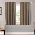 H.VERSAILTEX Blackout Curtains Thermal Insulated Window Treatment Panels Room Darkening Blackout Drapes for Living Room Back Tab/Rod Pocket Bedroom Draperies (2 Panels, Macchiato, 52 x 54 Inch) by HVERSAILTEX