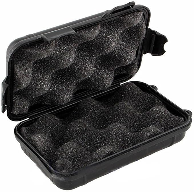 Outdoor Camping Tactical Dry Box Container Shockproof Waterproof Gear Tool Storage Box (Black) - Image 4