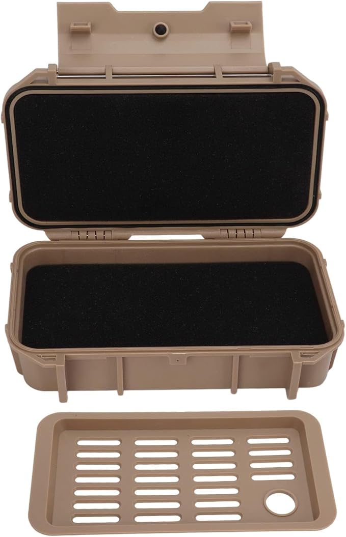 Hapivida Waterproof Dry Box Protective Case, 2Pcs Outdoor Waterproof Shockproof Boxs ABS Plastic Storage Tool Box for Camping, Fishing, Hiking, Water Sports - Image 5