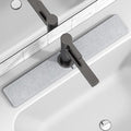 23.6" x 4" Stone Faucet Mat for Kitchen Sink, Quick Drying Diatomite Sink Tray, Faucet Sink Splash Guard for Prevents Moisture Buildup (Light Gray) by Unknown