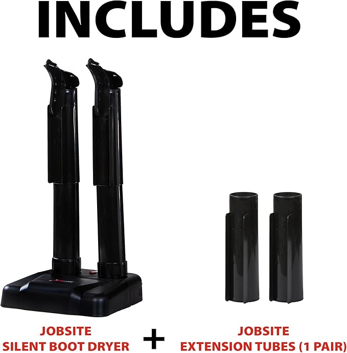 JobSite Tall Boots Dryer - Silent Boot Dryer for Knee High Boots - Fanless Convection Dry - Helps Reduce Odor - Image 7