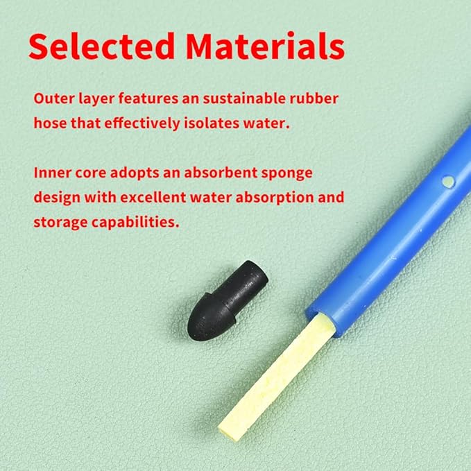Violin Humidifier F-Hole Moisture Control System - Soft Silicone Tube Prevents Cracking & Warping - High Absorbency Sponge Instrument Maintenance Accessory for 4/4 3/4 Violins & Violas (Blue) - Image 4