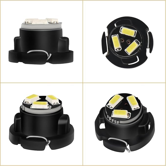 AC Climate Heater Control LED Lights Bulbs Kit replacement Compatible with 2002-2008 Dodge Ram 1500 2500 3500 Dakota (White), Pack of 4 - Image 6