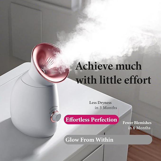 Colorfarm Facial Steamer Nano Ionic: Large 3-in-1 Face Steamer Deep Cleaning Unclogs Pores - Humidifier Hot Mist Home Sauna Spa for Women Men Sinuses Moisturizing - Image 5