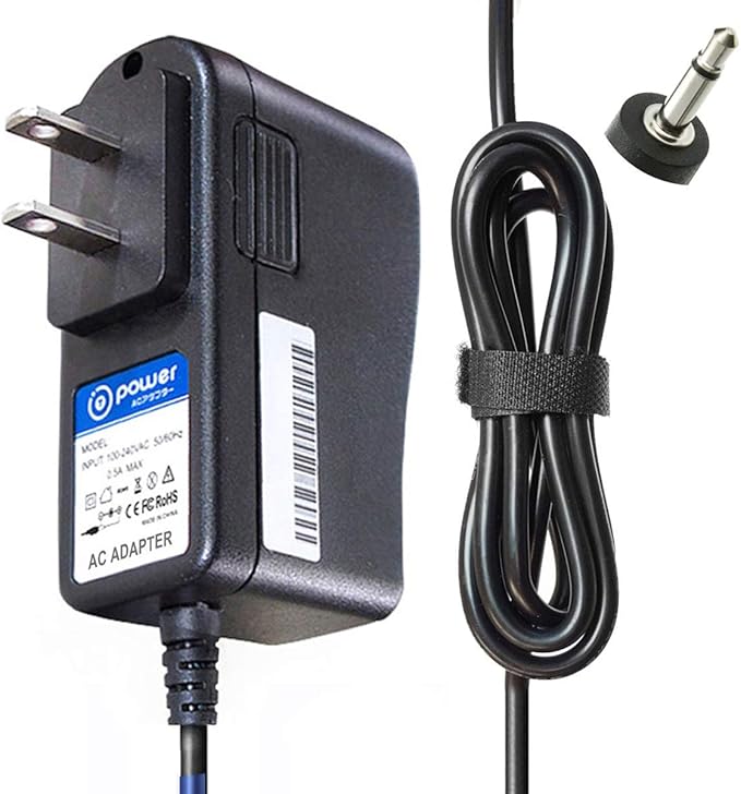 T-Power 6.6ft Long Cable Ac Dc Adapter for Dickson P,N: R157 12V DC Adapter Charger for : Recorder, Temp,Humidity Recorder Data Logger, Flat Panel, Data Logger Chart Recorder by T+POWER