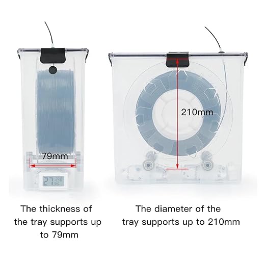 3D Printer Filament Dry Box Storage Hot-Air Heating Storage Printing Material Box Holder Moisture-Resistant for All FDM - Image 3