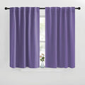 NICETOWN Blackout Curtain Panels for Kitchen - (Lilac Purple Color) 29x30 inch, 2 Panels Set, Room Darkening Blackout Drapes for Window by NICETOWN