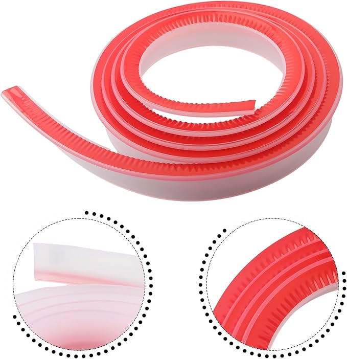 Shower Water Retention Strip - Silicone Multi-Color Water Containment - Fits Various Shower Areas for Bathroom Use(Transparent 200cm) - Image 5