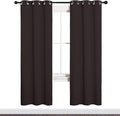 NICETOWN Blackout Curtain Panels for Bedroom Window, Triple Weave Microfiber Energy Saving Thermal Insulated Solid Grommet Blackout Draperies and Drapes(One Pair, 34 inches by 72 inches, Toffee Brown) by NICETOWN