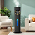 Humidifiers for Bedroom, 2.1Gal/8L Humidifier large room with Essential Oil Diffuser, Top Fill Whole House Cool Mist Humidifiers for Plants Baby Kids Adults(Black) by Bigcapacitybigpeaceofmind