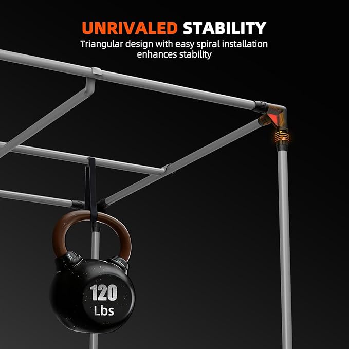 Spider Farmer 3x3 Grow Tent 2025 New, 36"x36"x72", with Hook for Controller and Power Strip, Enlarged View Window, 1680D Thicken Mylar Canvas for Indoor Hydroponic Growing for SF2000Pro, SE3000, G3000 - Image 5