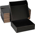 Small Shipping Boxes 12x8x2 Inch (25 Pack) - Sturdy Black Corrugated Cardboard Boxes for Small Business, Ecommerce, Mailing & Packaging | Recyclable Gift & Storage Boxes by DUZCLI