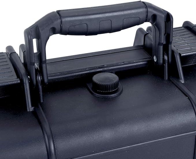 MEIJIA Portable All Weather Waterproof Protective Case,Hard Case,Camera Case With Customized Fit Foam,Fit Use of Drones,Camera,Equipments,Pistols,Elegant Black,13.35 x11.63x5.98inches - Image 7