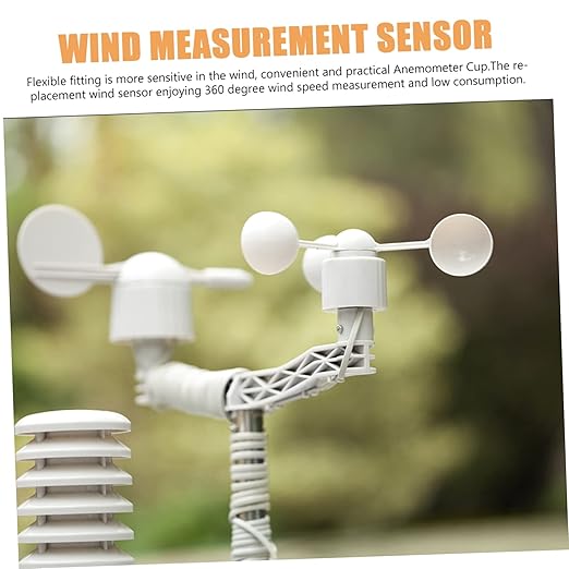 Wind Measurement Anemometer Cup Replacement Sensor for Accurate Air Measurement Weather Stations Greenhouses and Environmental Monitoring - Image 6
