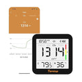 Temtop M10+ Indoor Air Quality Monitor & CO2 Meter for Home, 6-in-1 PM2.5 & VOC Detector, E-Ink Display, Battery Powered 60-Day Quiet Bedroom Air Pollution Monitor, App Temperature & Humidity Sensor by Temtop