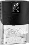 Dehumidifiers for Home,with 105 OZ Water Tank (1000 Sq Ft), Quiet Dehumidifier for Bedroom, Basement, Bathroom, with Auto Shut Off, 7 Colors LED Light (Black) by Unknown