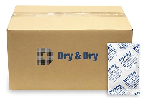 Dry & Dry 30 Gram [500 Packets] Silica Gel Packets Desiccants, Silica Packets - Rechargeable Silica Gel Packs, Desiccants Packets, Silica Gel by DryDry