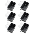 MAKERELE Grey Adjustable Outlet Box Electrical Enclosure, PVC 1 Gang Adjustable Electrical Box, 21 Cubic Inches Adjustable New Outlet Box with ETL Certified, AWG Standard(6 Pack) by MAKERELE