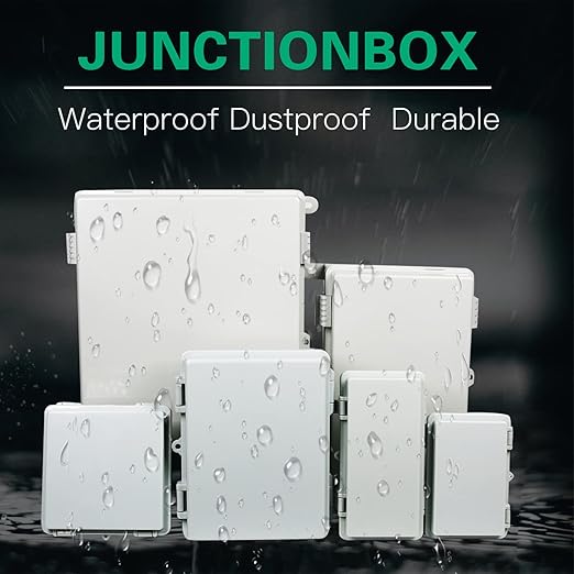 Sunnyglade ABS Plastic Dustproof Waterproof IP65 Junction Box Universal Durable Electrical Project Enclosure with Lock (6.7"x8.7"x4.3") - Image 6