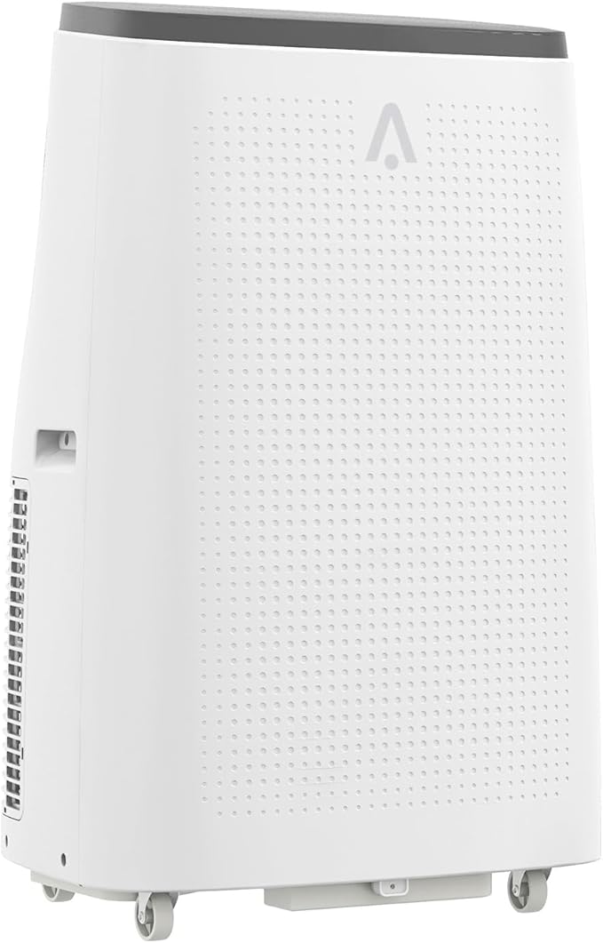 14,000 BTU Portable Air Conditioner (AC) for 750 Sq Ft Rooms – 3-in-1 Cooling, Dehumidifier & Fan w/Self-Evaporative Tech (No Drain). Sleep Mode + Auto-Swing. Includes Remote & Window Kit. Easy Insta by HOME